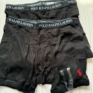 New Men's POLO RALPH LAUREN Set Of 2 Stretch Cotton Blend Boxer Briefs